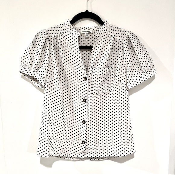 NWOT Monteau Blouse - Picture 6 of 10
